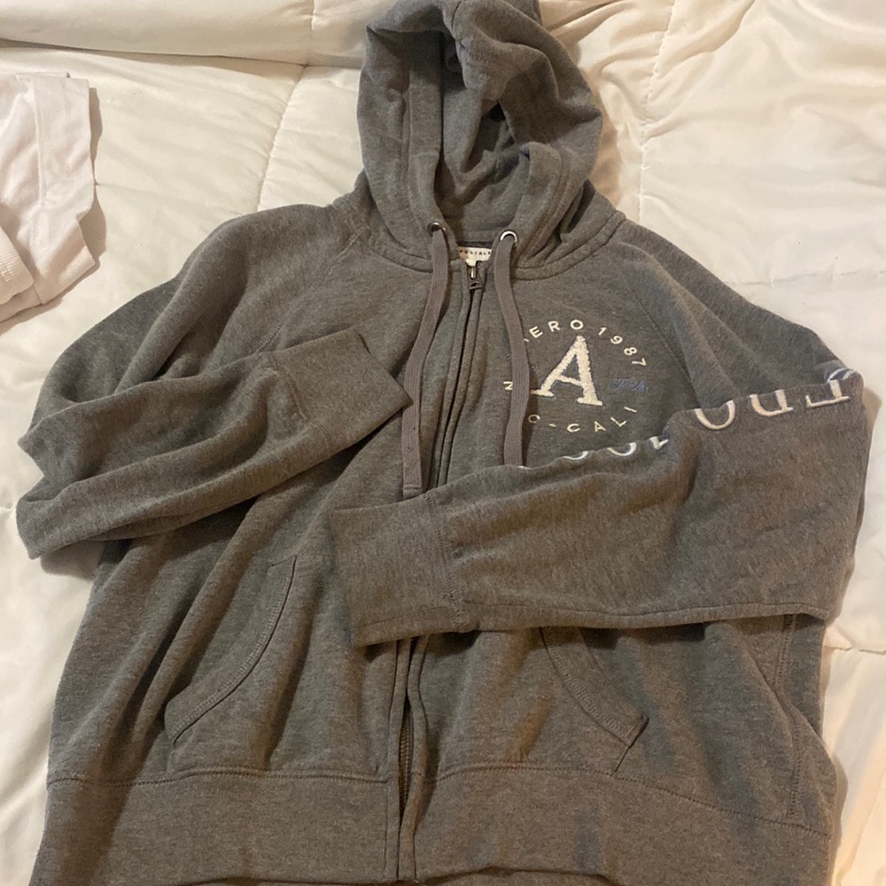 Grey Aeropostale jacket size large